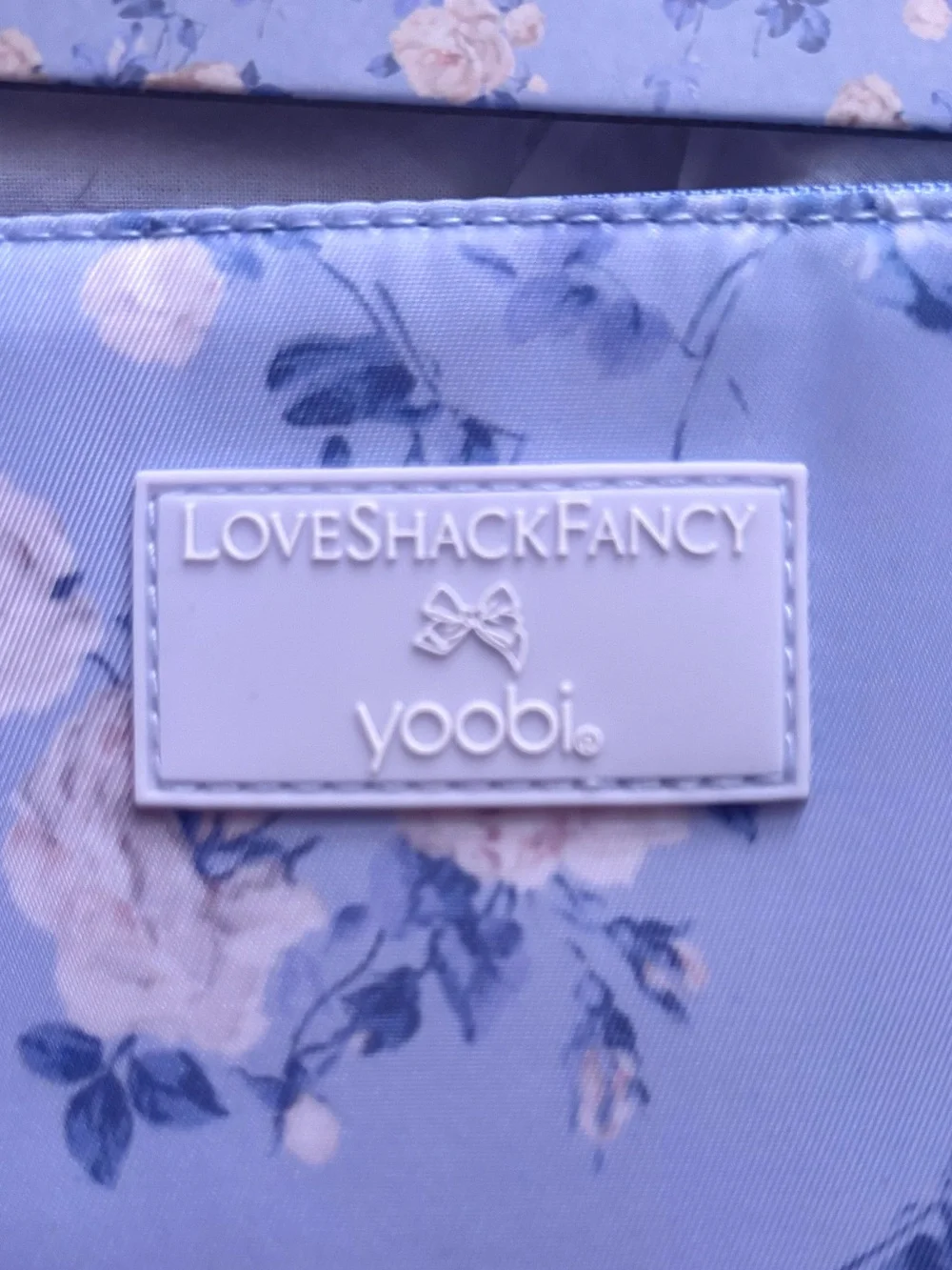 LoveShackFancy x Target - Yoobi Whisper Blue Zip Pencil Case